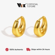 Brincos de Argola em Forma de U Vnox: Elegância e Segurança - imagem 1