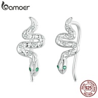 Brincos de Cobra Bamoer: Elegância em Prata 925 - imagem 1