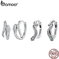 Brincos de Cobra em Prata 925 Bamoer: Elegância e Estilo - imagem 1