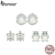 Brincos De Fita Bamoer 925 Sterling - Elegância em Cada Detalhe - imagem 1