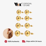Brincos de Ouro 18K VNox: Elegância Simples - imagem 1