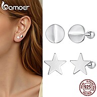 Brincos de Prata 925 Bamoer: Estrelas para Seu Look! - imagem 1