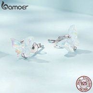 Brincos de Prata Bamoer: Elegância com Laço - imagem 1