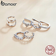 Brincos de Prata Bamoer: Elegância Dourada - imagem 1
