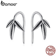 Brincos de Prata Bamoer: Elegância em Bambu 925 - imagem 1
