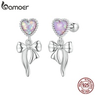 Brincos de Prata Bamoer: Elegância em Laços - imagem 1