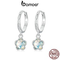Brincos de Prata Bamoer: Elegância Floral - imagem 1