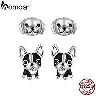 Brincos de Prata Bamoer: Joias Fofas para Amantes de Cães - imagem 1