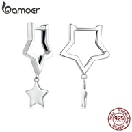 Brincos de Prata Estrela Bamoer 925: Elegância ✨ - imagem 1