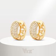 Brincos de Zircônia 18K: Elegância Hipoalergênica - imagem 1