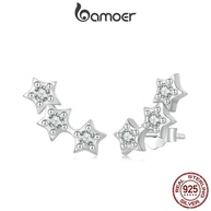 Brincos Estrela Bamoer: Elegância em Prata 925 - imagem 1
