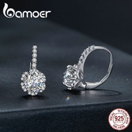 Brincos Moissanite Bamoer: Elegância em Prata 925 - imagem 1