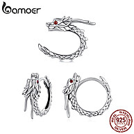 Brincos Prata 925 Dragão Bamoer: Elegância Vintage - imagem 1