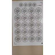 Tetragrammaton: 20 Adesivos Radiestesia 4,5cm + Brinde 🎁 - imagem 1