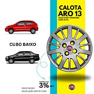 Calotas Aro 13 Fiat: Renove Seu Carro + Brinde! - imagem 1