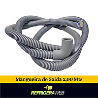 Mangueira Saída Lavadora Continental 2m + Curva Brinde - imagem 1