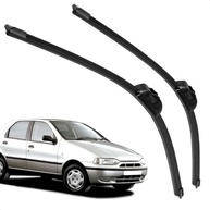 Kit Palhetas Limpador Para-brisa Fiat Palio 1996-2002 Silicone Premium - imagem 2