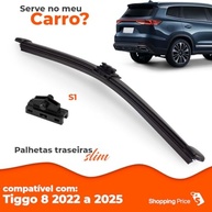 Palheta Limpadora Para-Brisa Traseiro Vigia Slim 10" Tiggo 8 (2022-2025) - Silicone Premium - imagem 4