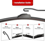 Palhetas Limpador Para-Brisa Raintok Ford Edge 2007-2014 (Dianteiras e Traseira) - Kit 3 Peças Originais - imagem 5