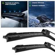 Par Palhetas Limpador Para-Brisa Silicone Celta 2000-2007 Tipo Gancho - imagem 3