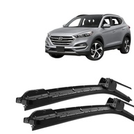 Par de Palhetas Limpador Para-Brisa Silicone Tucson 2004-2019 - Limpeza Impecável! - imagem 1