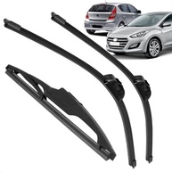 Kit 3 Palhetas Limpador Para-brisa Silicone Hyundai i30 2013-2017 - Visão Clara e Segura - imagem 2