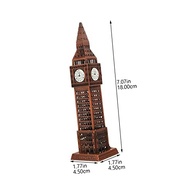 Ornamento Big Ben Londres - Decoração Temática Britânica em Liga Resistente - imagem 3