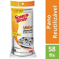 Scotch-Brite Pano Reutilizável 3M - 58 Folhas 20x20cm - Limpeza Eficiente e Sustentável - imagem 2