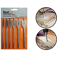 Brocas Chatas Bestfer: Perfure Madeira com Precisão! - imagem 1