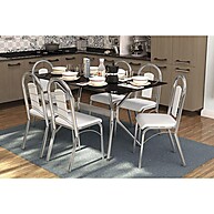 Base de Mesa de Cozinha Loire: Elegância em Aço Bronze - imagem 2
