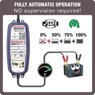 Tecmate Optimate 2 Duo: Carregador e Mantenedor de Bateria 12V/12.8V 2A - Série Bronze - imagem 4