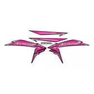 Protetor Adesivo Rosa Cromo Sign para Honda NXR Bros 150 ES 2010 - Estilo e Proteção Premium - imagem 1