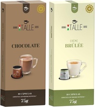 Cápsulas Compativeis Nespresso Chocolate Brulee Café Italle 20 Unid - imagem 4