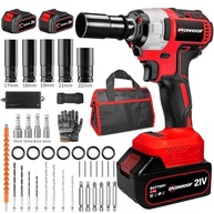 Furadeira Parafusadeira de Impacto Brushless Potente 520-1200Nm - Sua Aliada em Trabalhos Pesados - imagem 2