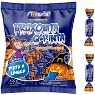 Bala Bruxolita Doce Halloween Pacote com100 Balas Decoração - imagem 3