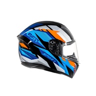 Capacete Moto Fechado Peels Spike II BSN Preto/Azul - Segurança e Estilo para Sua Pilotagem - imagem 1