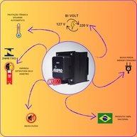 Auto Transformador 5000VA: Energia Estável para seus Aparelhos 12000 BTU - imagem 5
