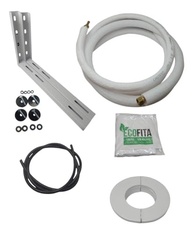 Kit Instalação Ar Condicionado 9.000 e 12.000 BTUs com 2 Metros e Suporte 500mm - imagem 2
