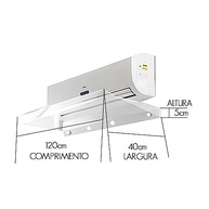 Defletor de Ar Condicionado em Acrílico 30.000 BTUs com Porta Controle - Alta Qualidade e Design Moderno - imagem 4