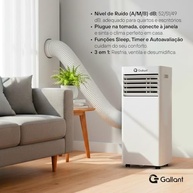 Ar-Condicionado Portátil Gallant 12000 BTUs Frio R32 127V - Refrigere com Eficiência e Conforto - imagem 4