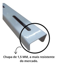 Kit Instalação Ar Condicionado 9.000 e 12.000 BTUs com 2 Metros e Suporte 500mm - imagem 5