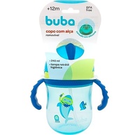 Copo Tubarão 240ml Buba Azul - Seguro, Ergonômico e Livre de BPA - imagem 4