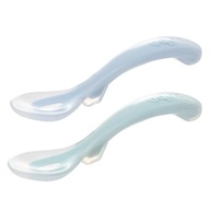 Kit 2 Colheres em Silicone Fase 2 Azul - Buba | Desenvolvimento Saudável da Autoalimentação - imagem 4