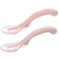 Buba Kit 2 Colheres em Silicone Fase 2 Rosa - Estágio de Autoalimentação - imagem 4