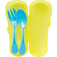 Kit Talher Baby com Estojo Azul da Buba – Seguro, Prático e Ergonômico - imagem 2