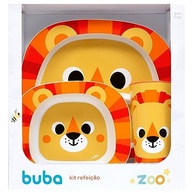 Buba Kit Refeição Zoo Leão - Praticidade e Segurança nas Refeições Infantil - imagem 5