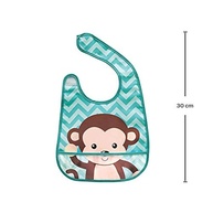 Buba Babador Animal Fun - Macaco Colorido | Impermeável com Bolso e Design Divertido - imagem 5