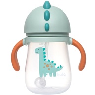 Copo com Canudo Mágico Dino da Buba - 240ml com Dispositivo que Acompanha o Líquido - imagem 1