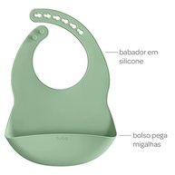 Buba Babador Pega Migalhas em Silicone Verde - Seguro, Prático e Ecológico - imagem 4