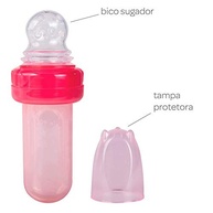 Porta Frutinha em Silicone Rosa da Buba - Deguste com Segurança e Diversão - imagem 3